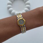 Çelik Vintage Gold & Gümüş Saat