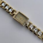 Çelik Baget Taşlı Vintage Gold Saat
