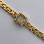 Çelik Zirkon Taşlı Vintage Gold Saat