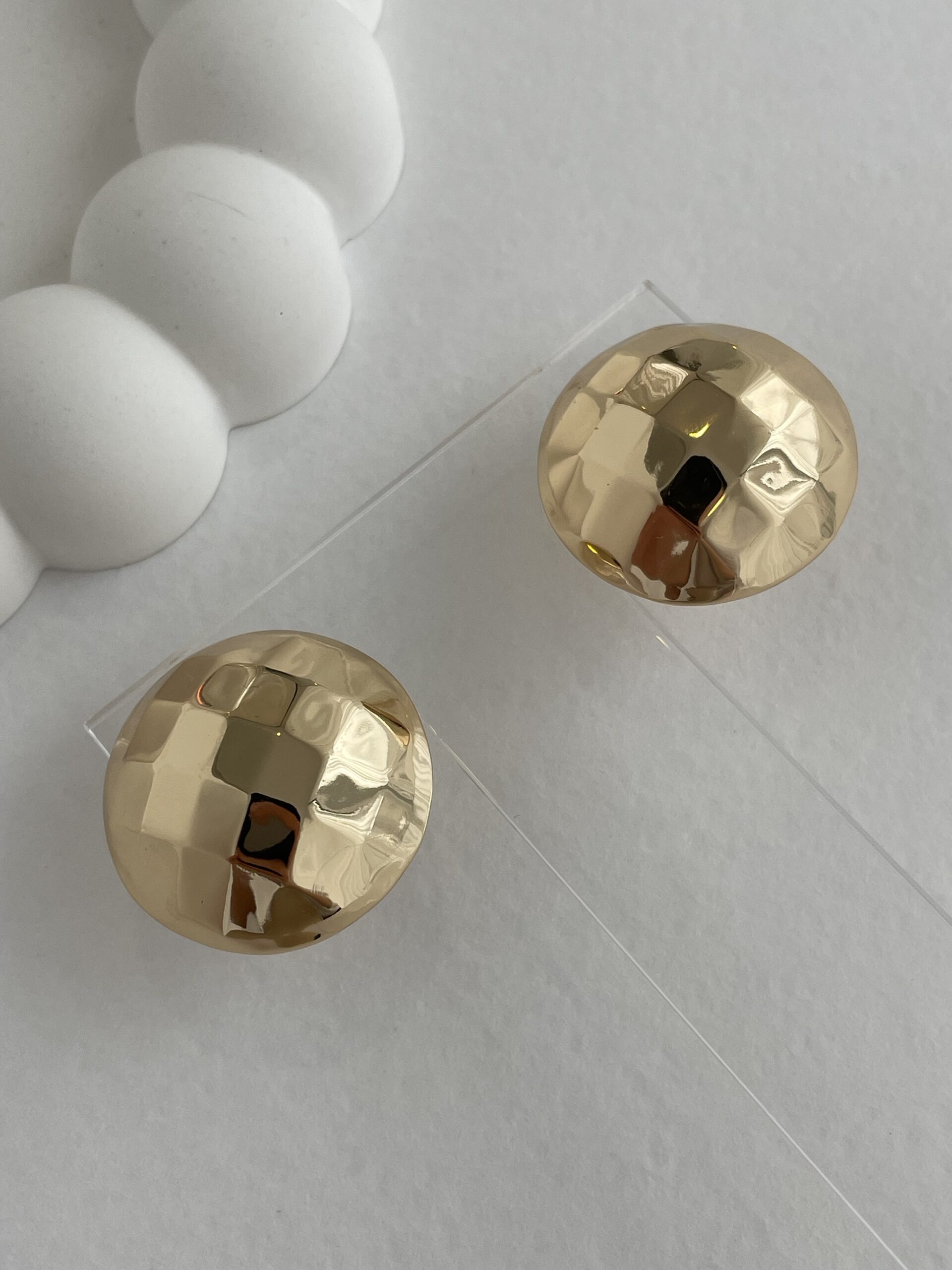 img_2388 Özel Seri Disco Topu Gold Küpe 3cm