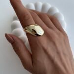 Özel Seri Damla Tasarım Gold BTTGA Yüzük