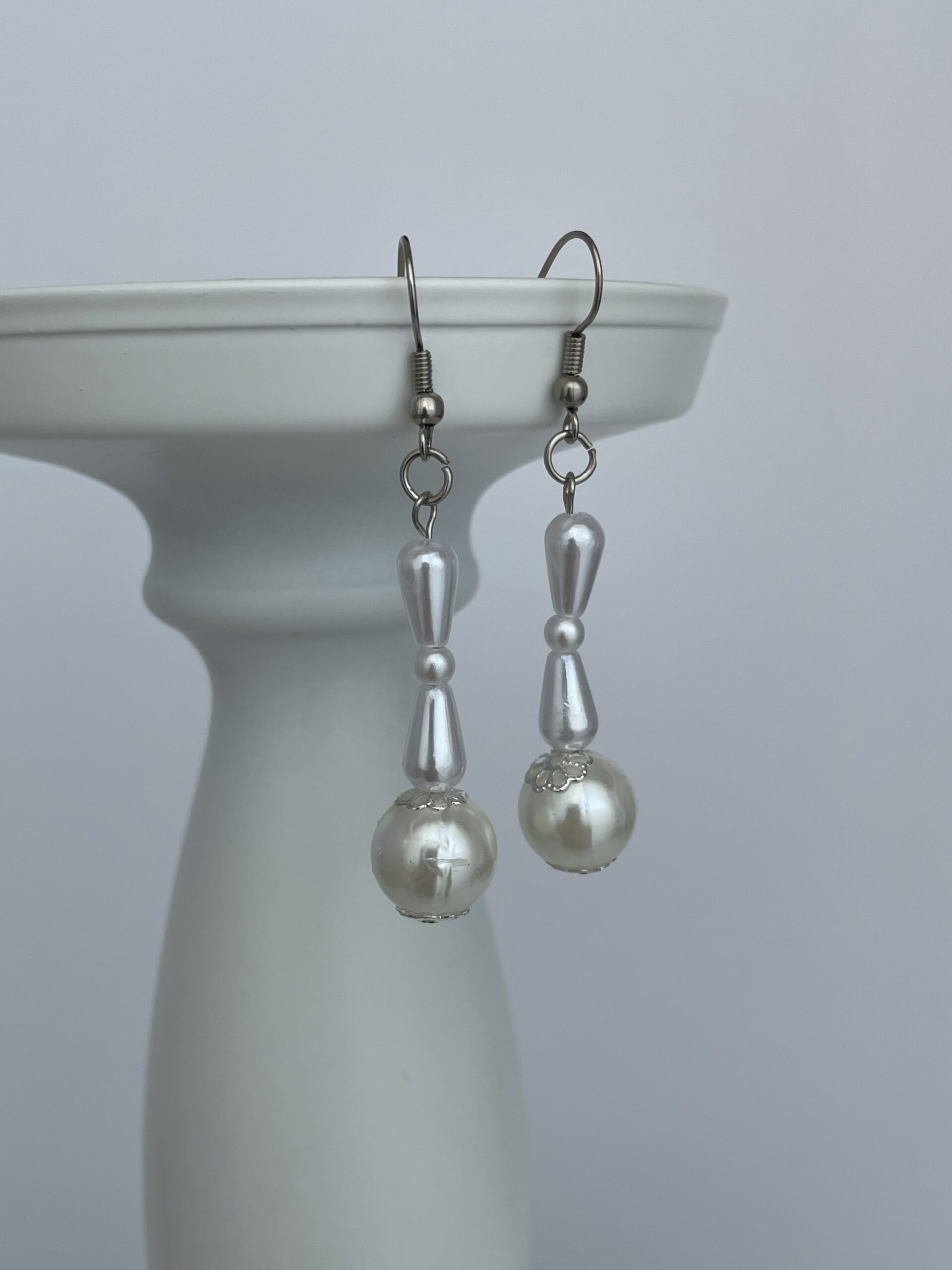 img_9656 LP Özel Üretim Sallantılı İnci Küpe