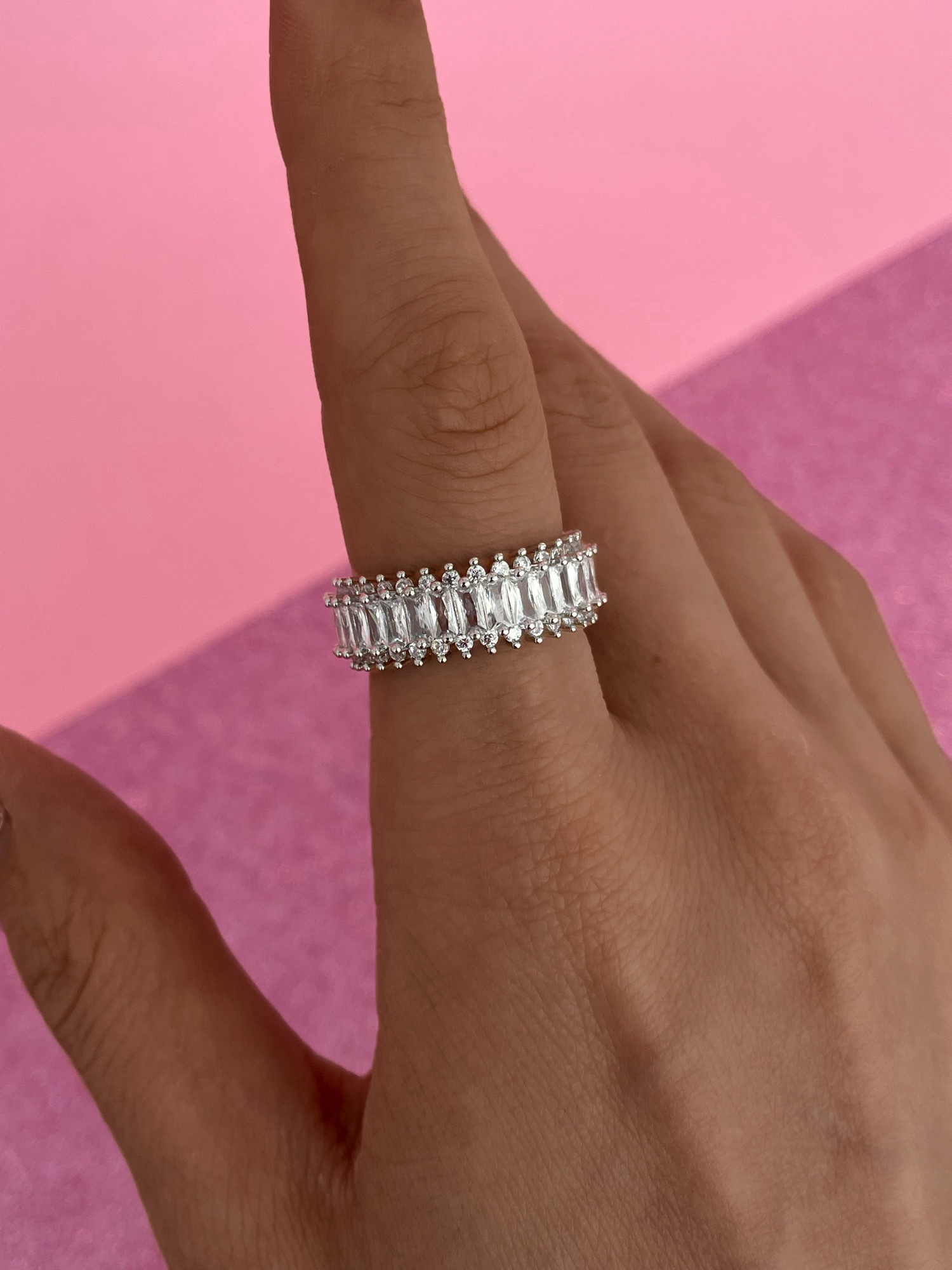 img_1817-1 In Love Seri Baget Taşlı Gümüş Ayarlanabilir Yüzük