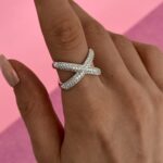 In Love Seri X Tasarım Gümüş Ayarlanabilir Yüzük