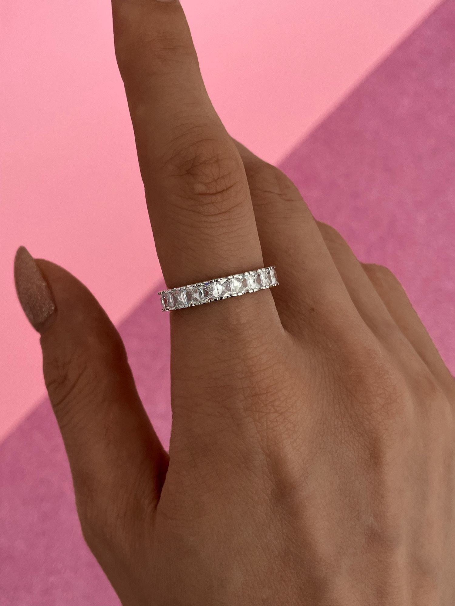 img_1817-3 In Love Seri Tek Sıra Zirkon Taşlı Gümüş Ayarlanabilir Yüzük