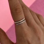 In Love Seri Zirkon Taşlı Gümüş Ayarlanabilir Yüzük