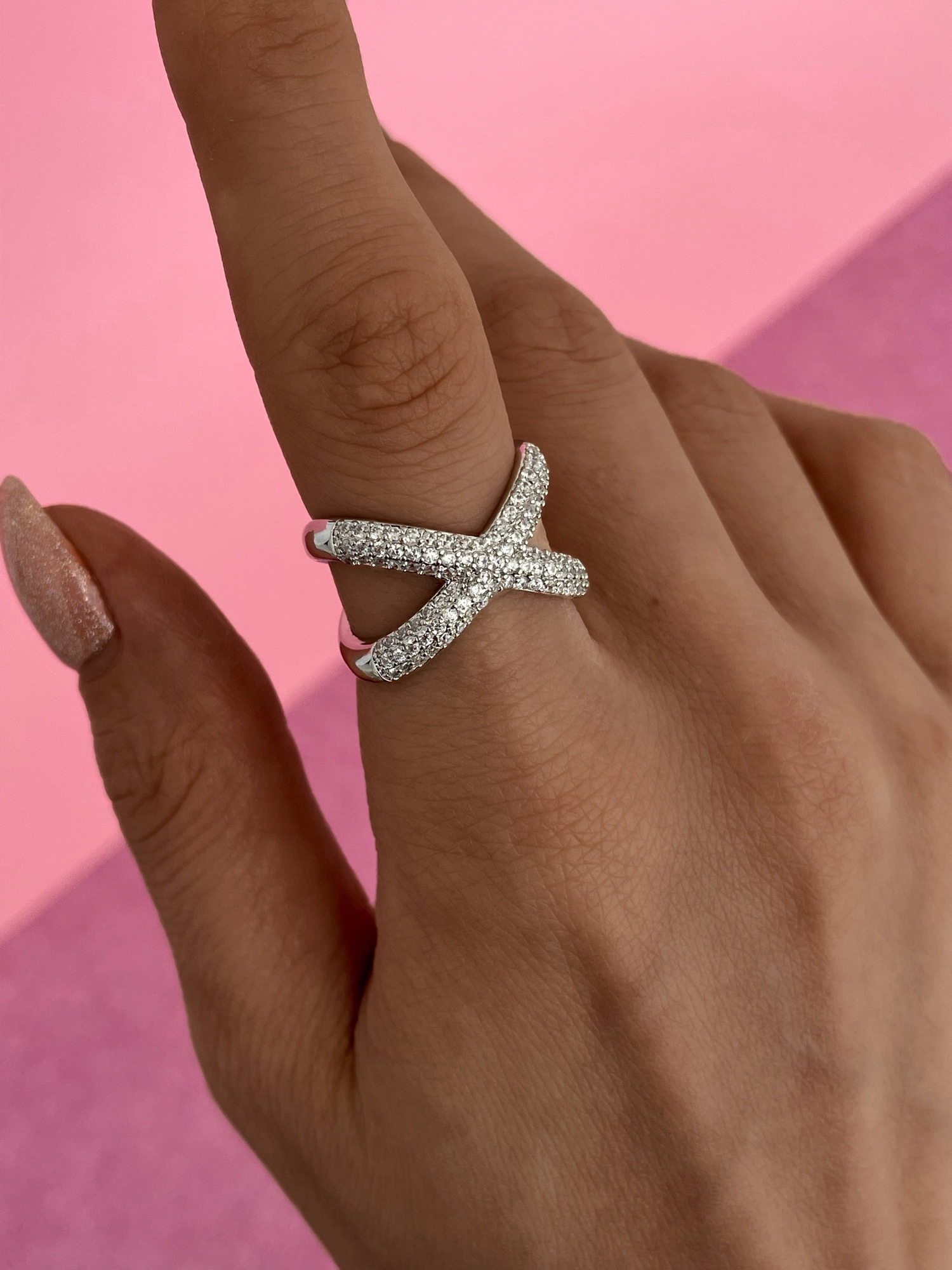 img_1817-3 In Love Seri X Tasarım Gümüş Ayarlanabilir Yüzük