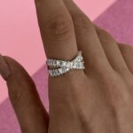 In Love Seri X Tasarım Baget Taşlı Gümüş Ayarlanabilir Yüzük