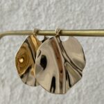 Özel Seri Geometrik Desen Gold Küpe