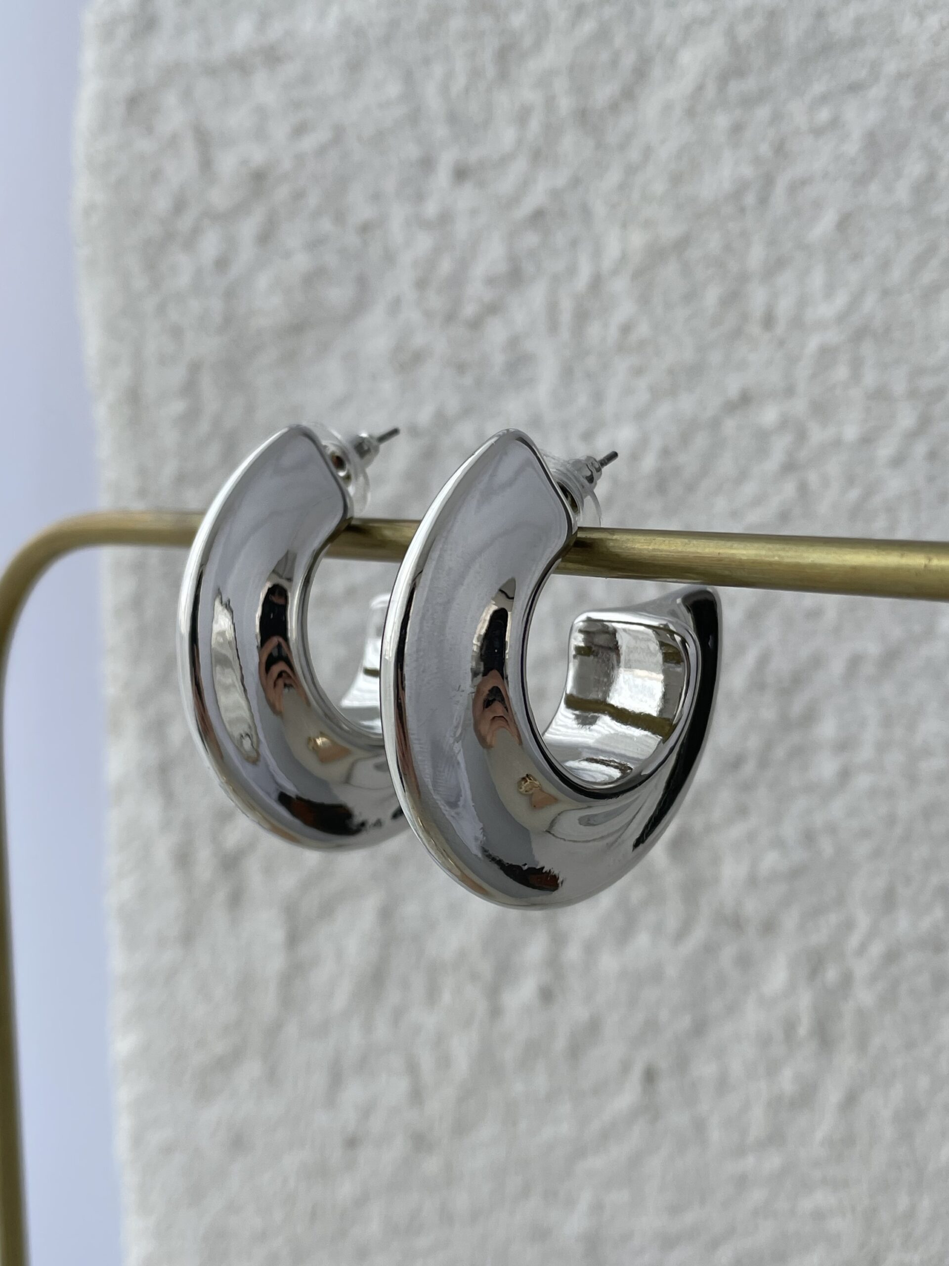 img_2898 Özel Seri Kalın Büyük Gümüş Halka Küpe