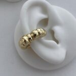 Özel Seri Bubble Gümüş Earcuff