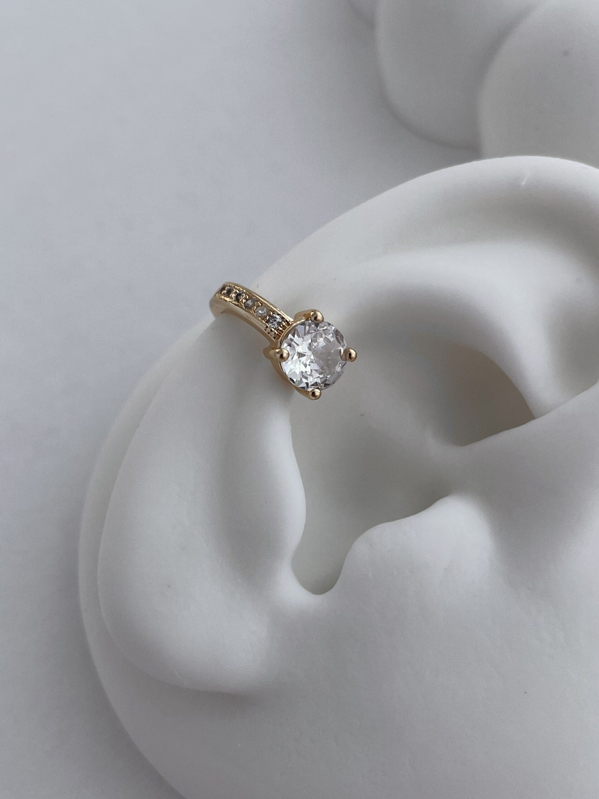 img_3007 Özel Seri Tek Taş Gold Earcuff