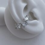 Özel Seri Zirkon Taşlı Gümüş Earcuff