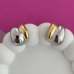 In Love Seri Gold & Gümüş Tasarım Marka Küpe