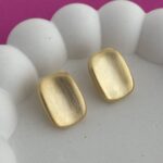In Love Seri Dikdörtgen Tasarım Gold Marka Küpe