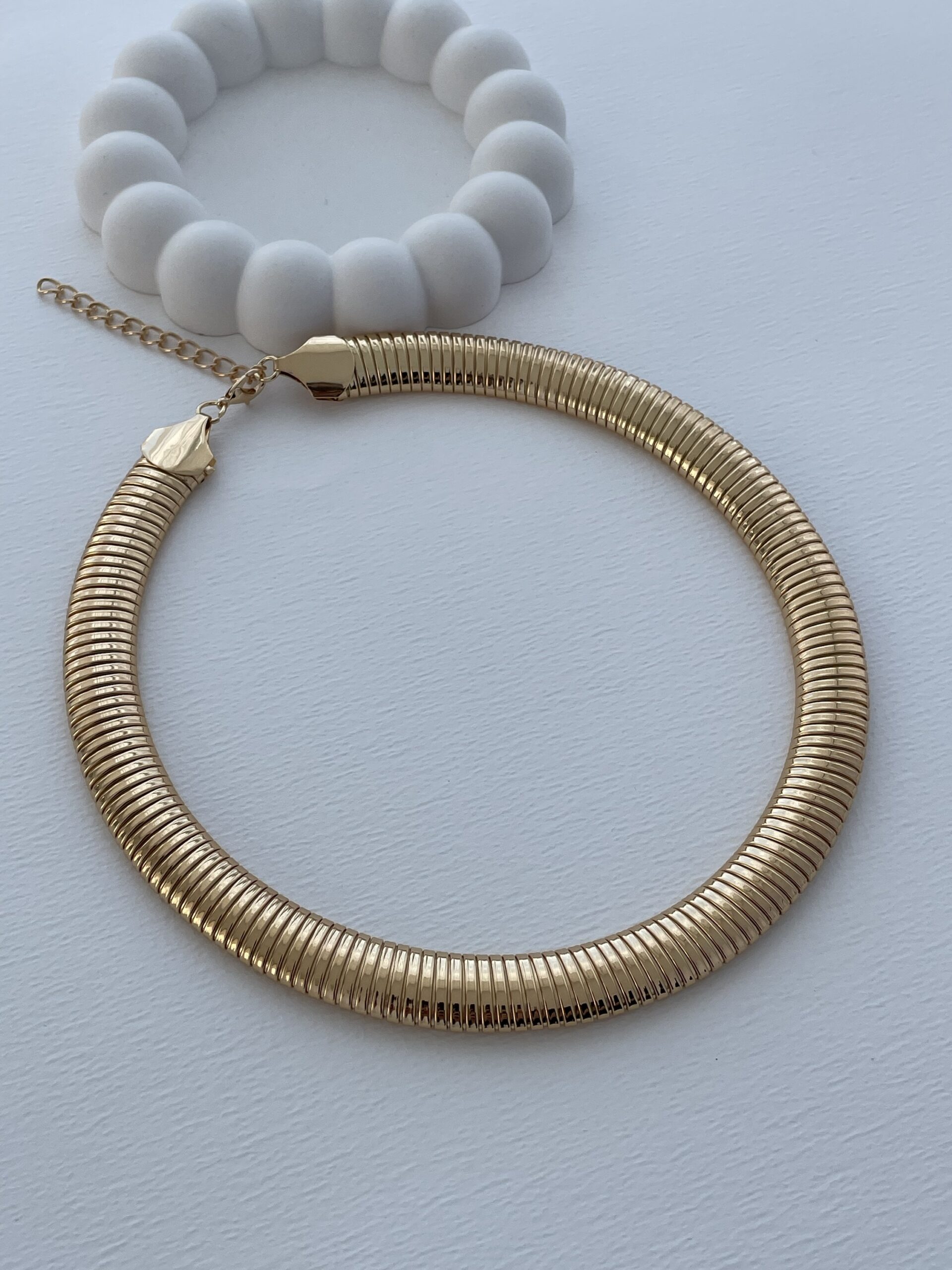 img_4987 Özel Seri Orta Tırtıklı Marka Model Gold Choker Kolye