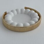 Özel Seri Tırtıklı Marka Model Gold Choker Kolye
