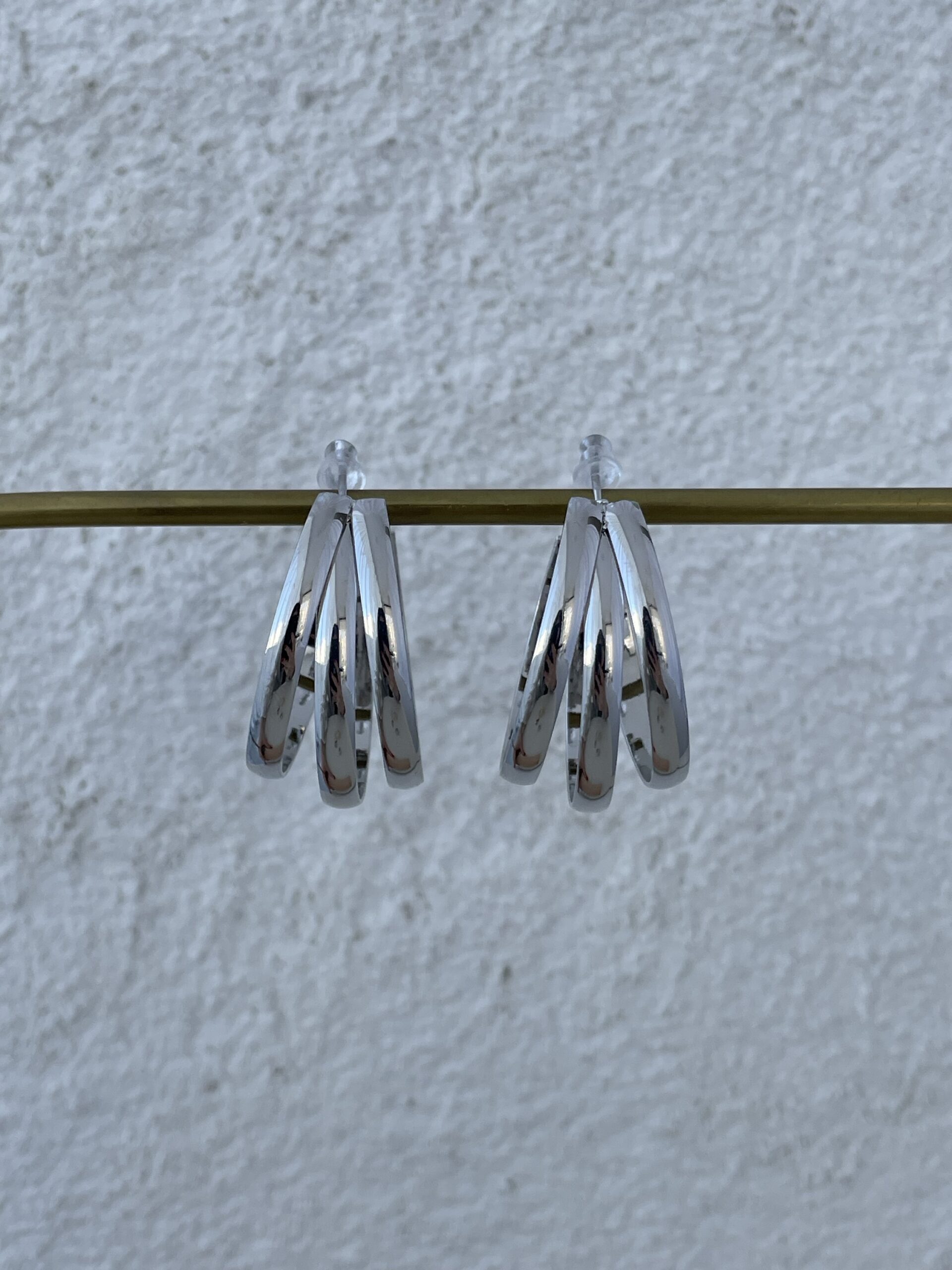 img_5466 Özel Seri Üçlü Gümüş Büyük Halka Küpe