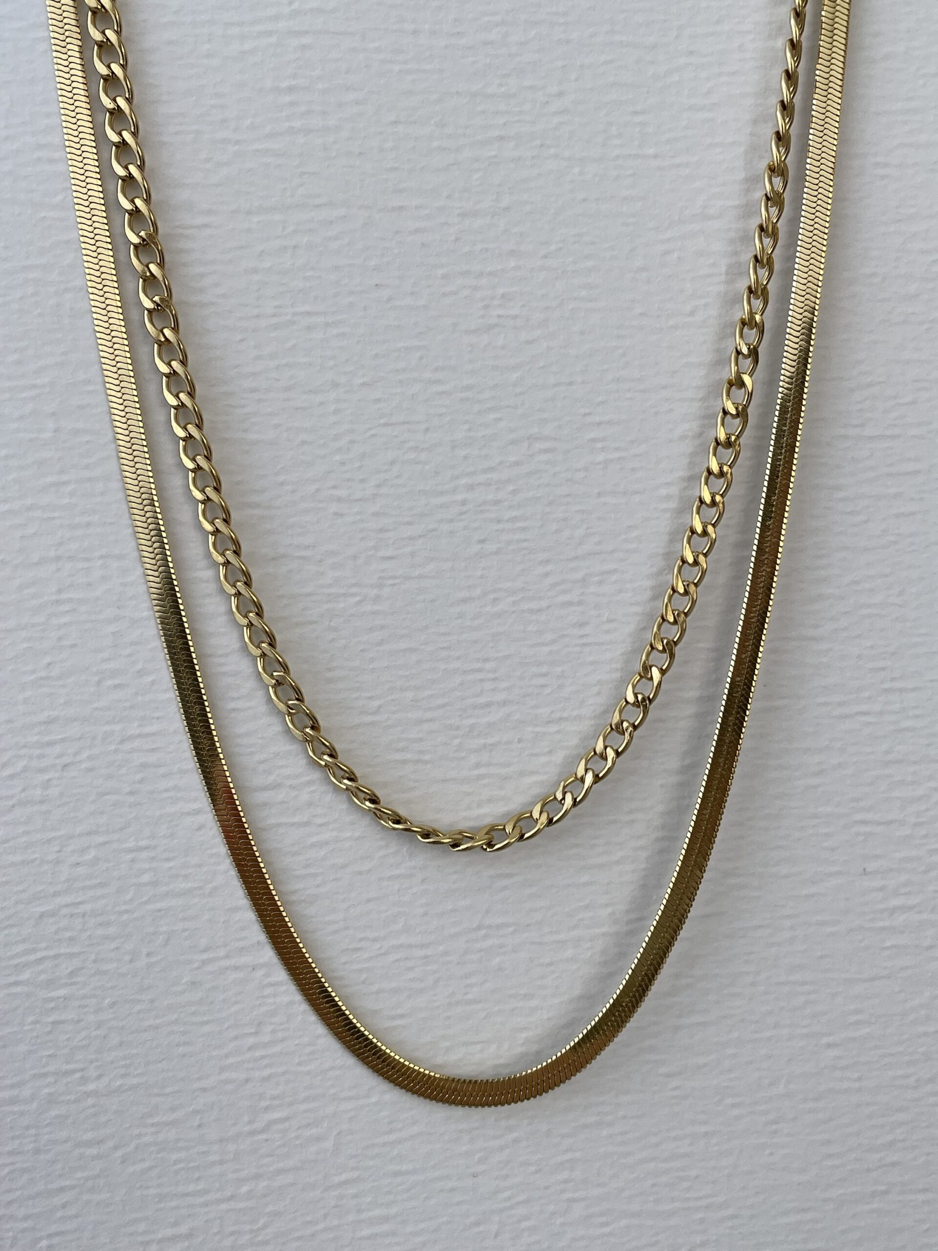 img_5787 Çelik İtalyan & Gurmet Zincir İkili Gold Kolye