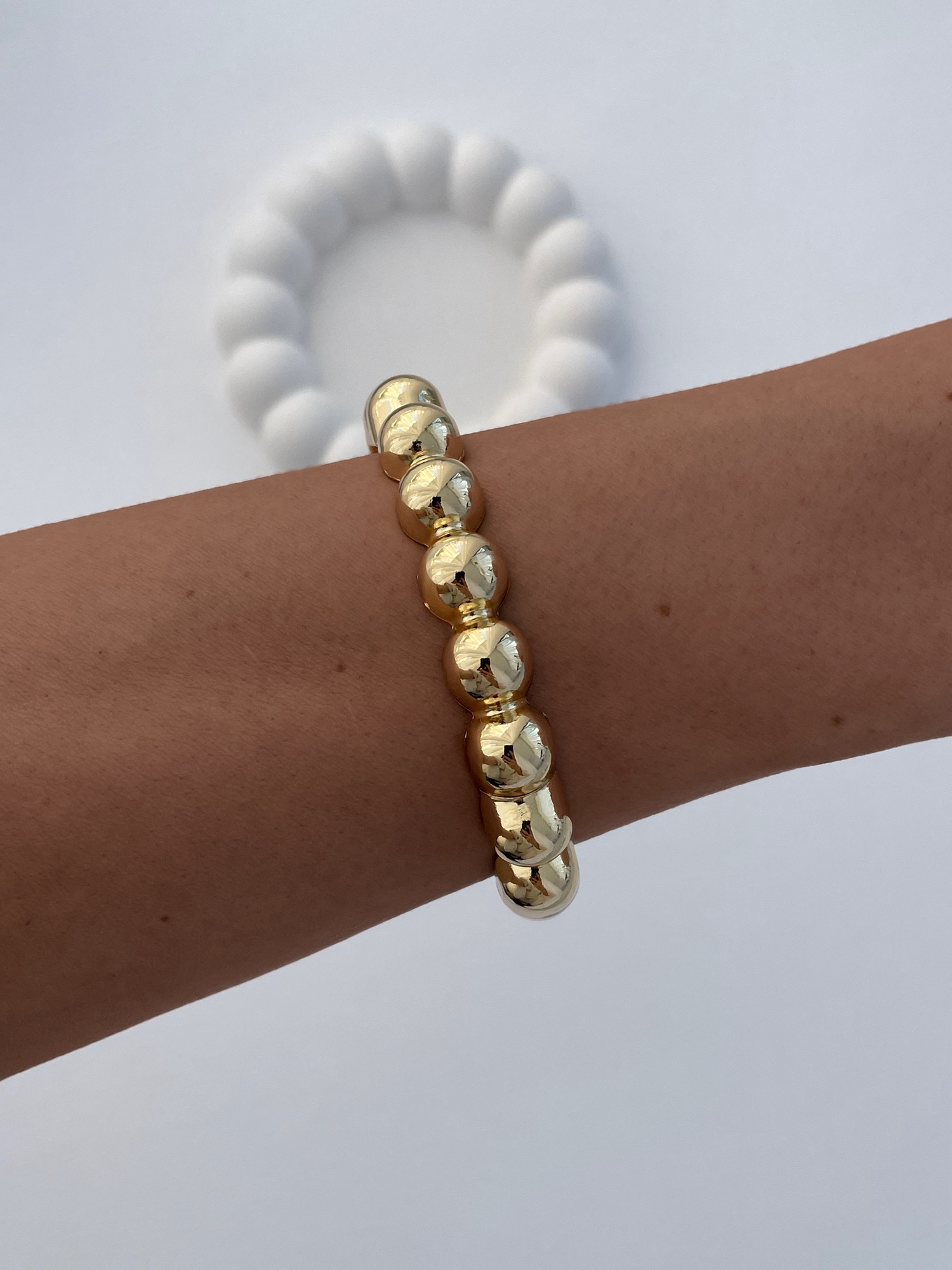 img_6638 Özel Seri Top Tasarım Gold Kelepçe Bileklik