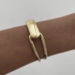 Özel Seri Geometrik Desen Gold Kelepçe Bileklik
