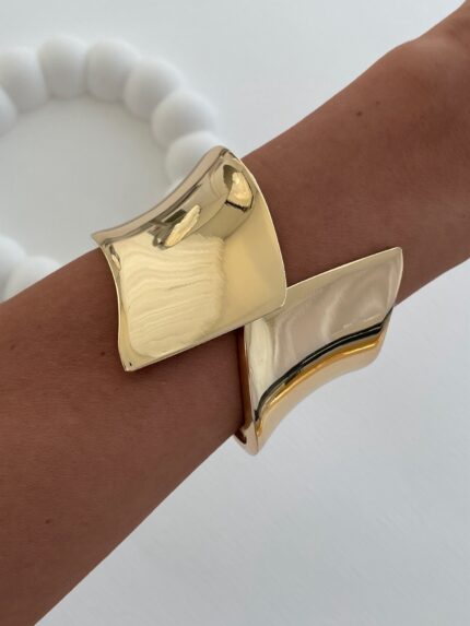 Özel Seri Marka Model Gold Kelepçe Bileklik
