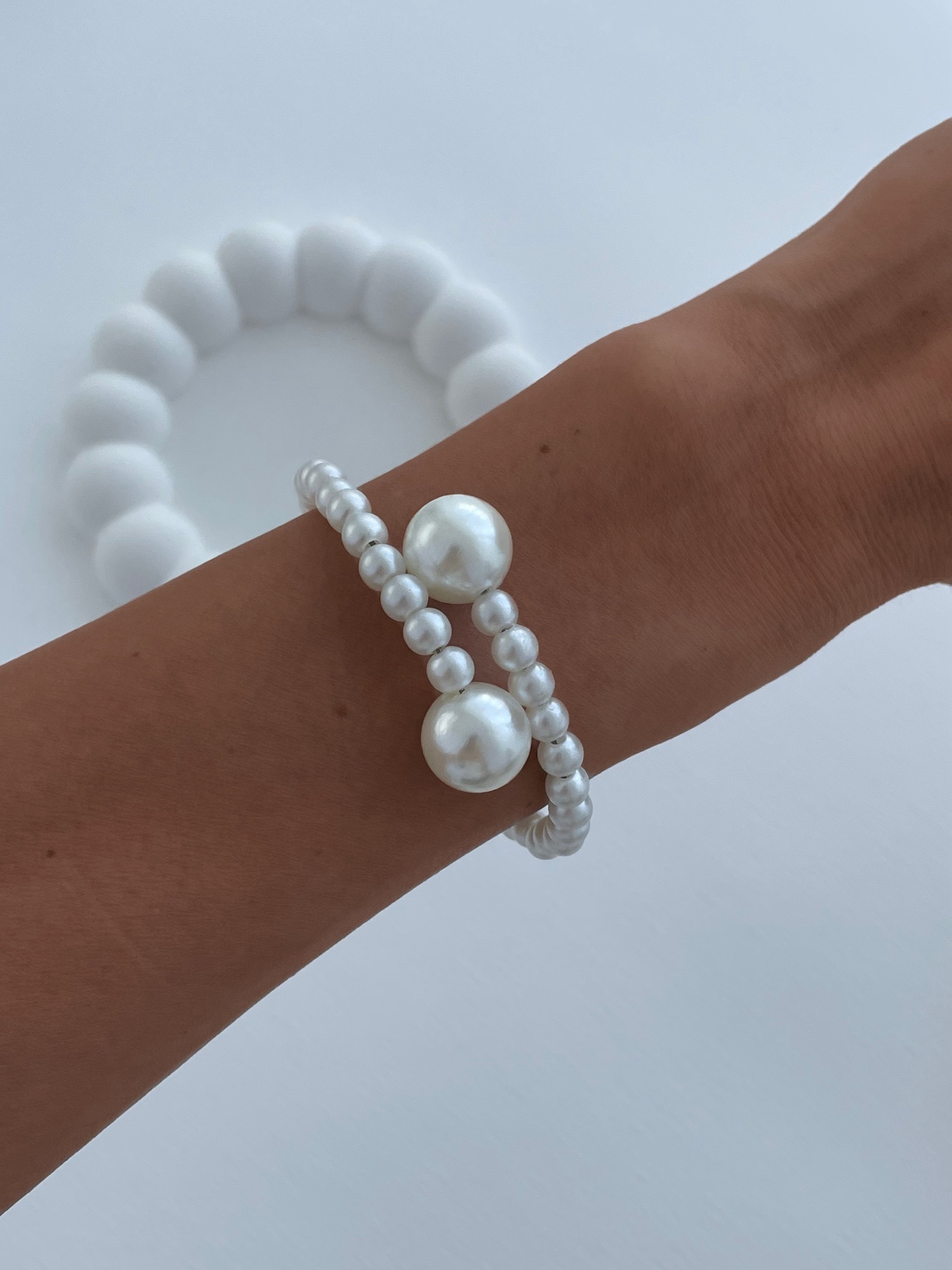 img_3036 LP Özel Üretim Sarmal Tasarım İnci Bileklik