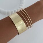 Özel Seri Marka Model Gold Plaka Bileklik