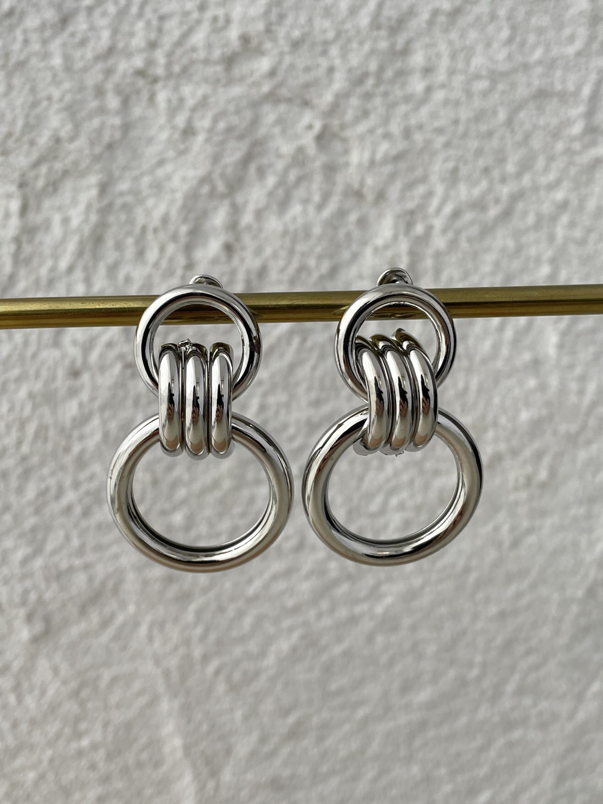 img_6692 Özel Seri İç İçe Halka Model Gümüş Küpe