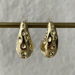 Özel Seri Geometrik Desen Gold Marka Küpe
