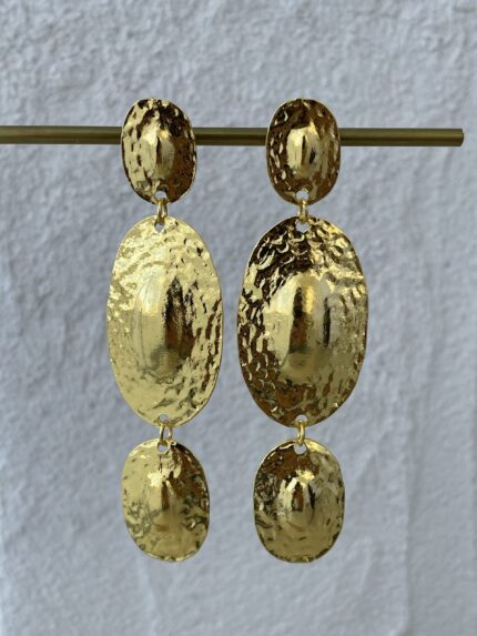 Özel Seri Marka Model Büyük Boy Gold Küpe