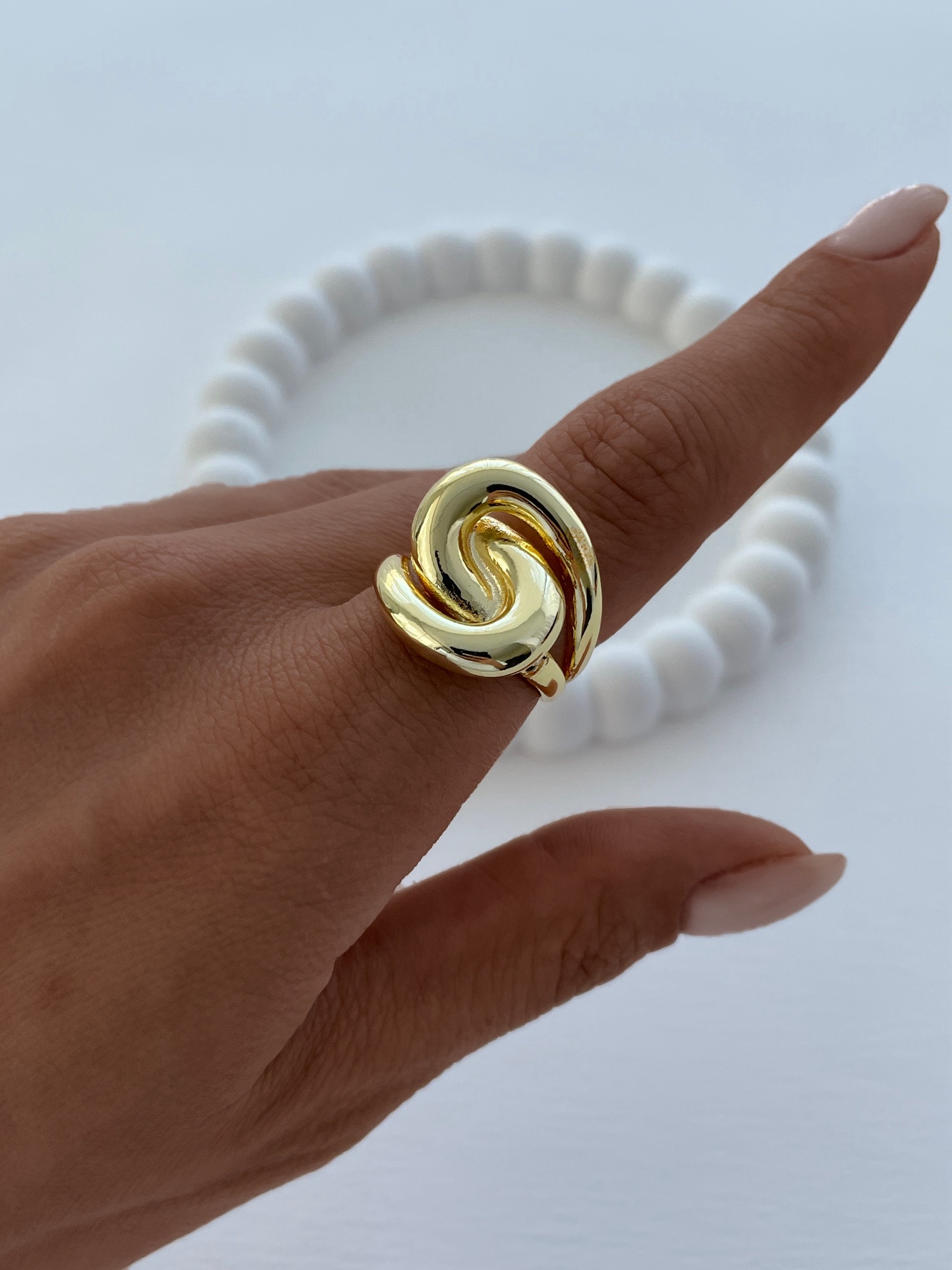 img_9454 Özel Seri Geometrik Desen Ayarlanabilir Gold Yüzük