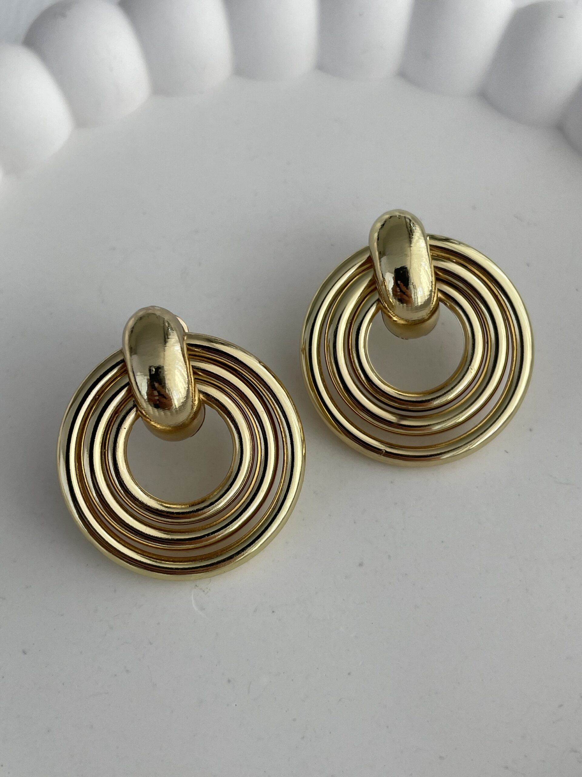 img_0068 Özel Seri Gold Üçlü Halka Küpe