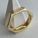 Özel Seri Geometrik Desen Gold Kelepçe Bileklik