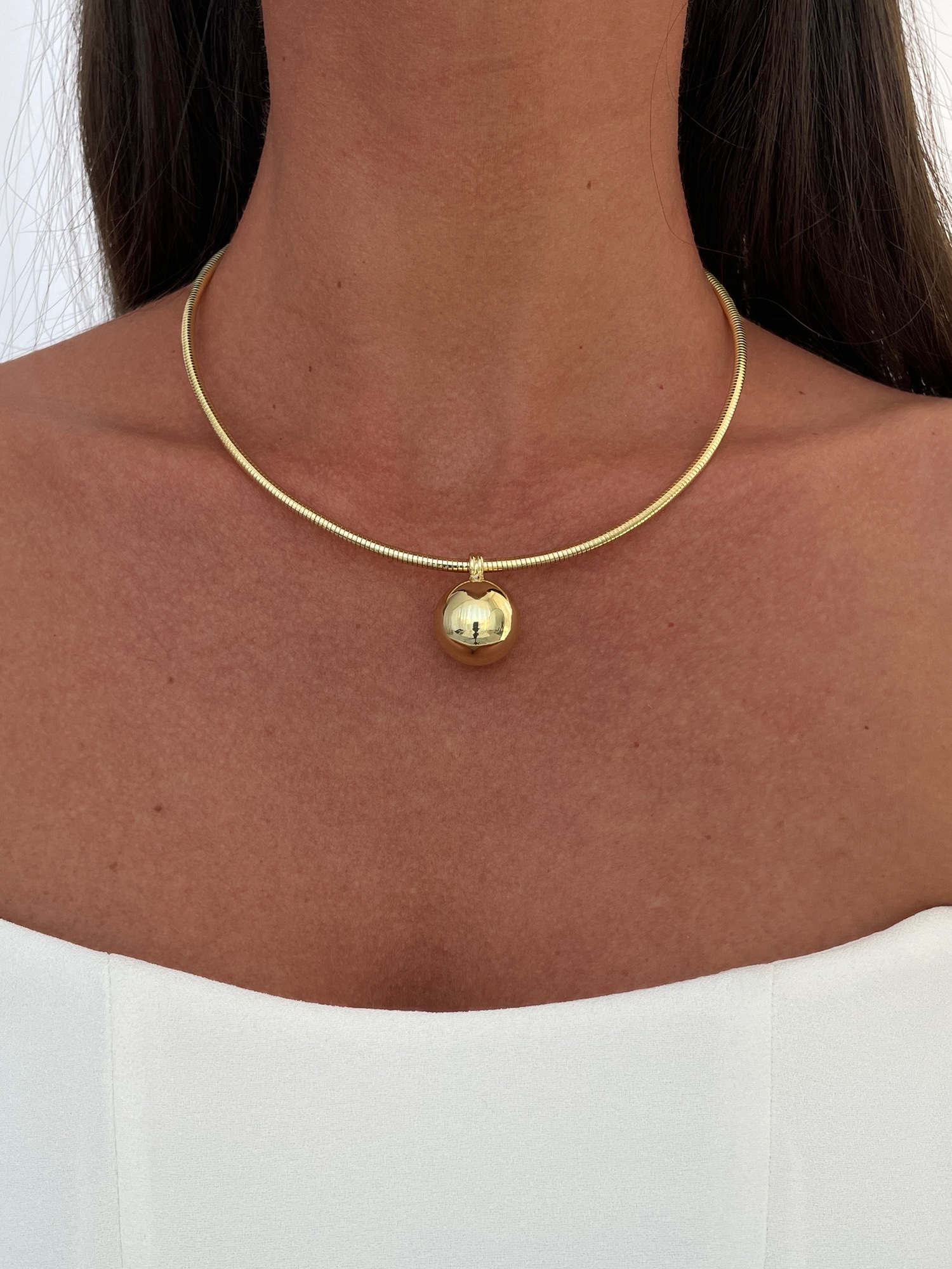 img_2643 Özel Seri Top Detay Gold Choker Kolye