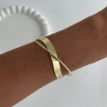 Özel Seri Asimetrik Tasarım Gold Bileklik