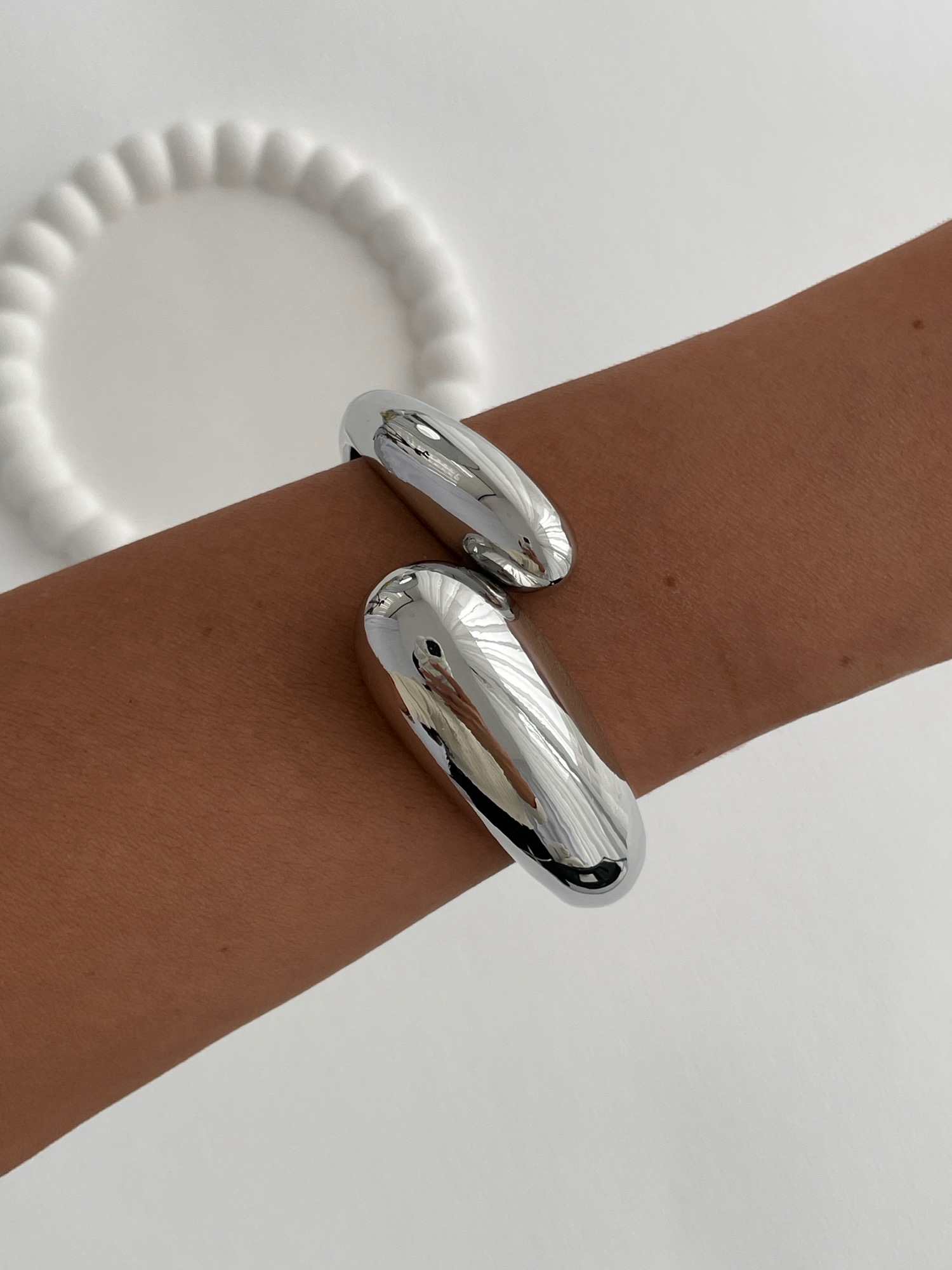 img_6039 Özel Seri İnce Kalın Damla Gümüş Kelepçe Bileklik