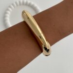Özel Seri Geometrik Desen Gold Kelepçe Bileklik