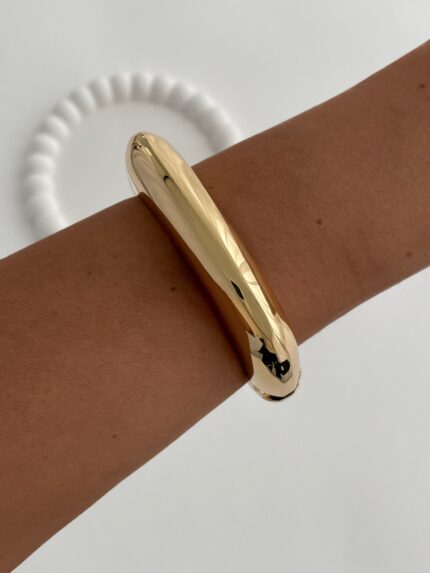 Özel Seri Geometrik Desen Gold Kelepçe Bileklik