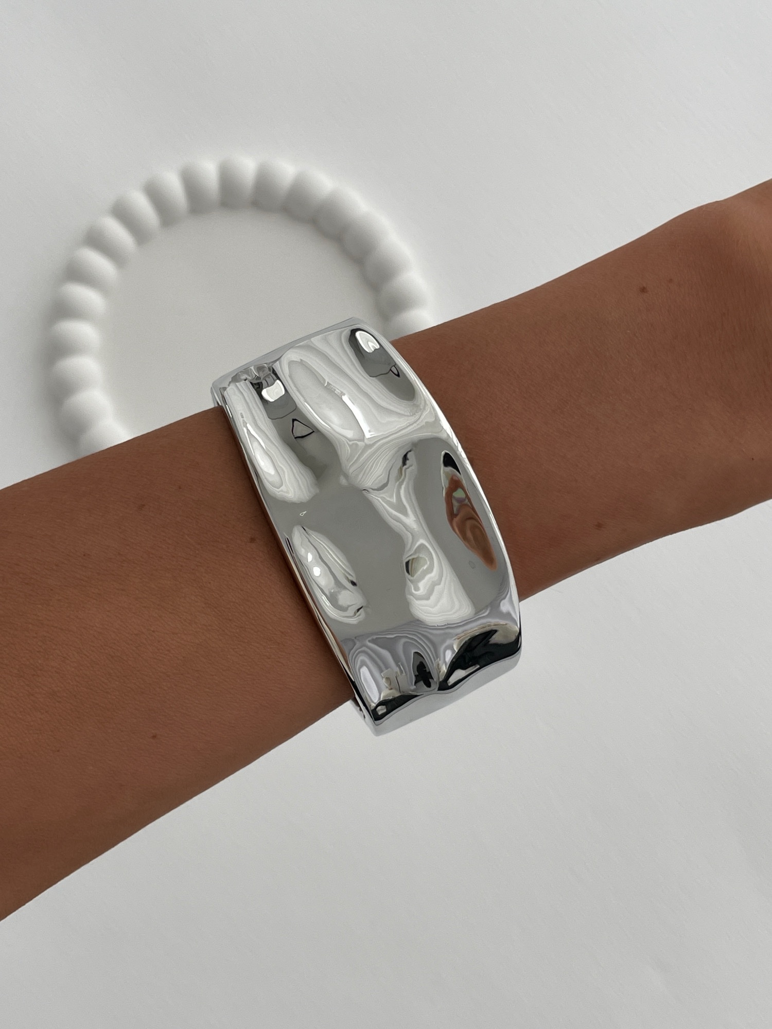 img_7886 Özel Seri Soyut Tasarım Gümüş Kelepçe Bileklik