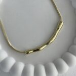 Özel Seri Asimetrik Desen Gold Kolye