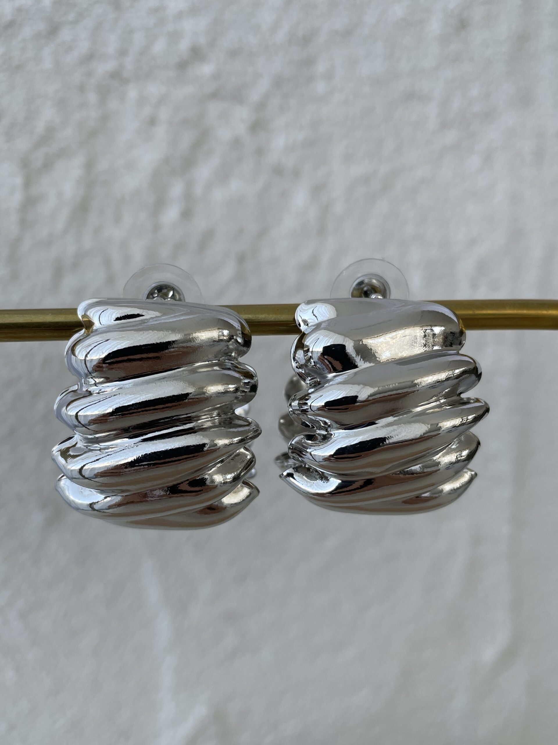 img_9667 Özel Seri Kalın Tırtık Model Gümüş Küpe