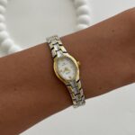 Çelik Vintage Gold & Gümüş Saat