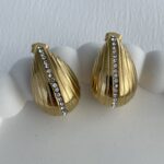 Çelik Zirkon Taşlı Marka Gold Küpe