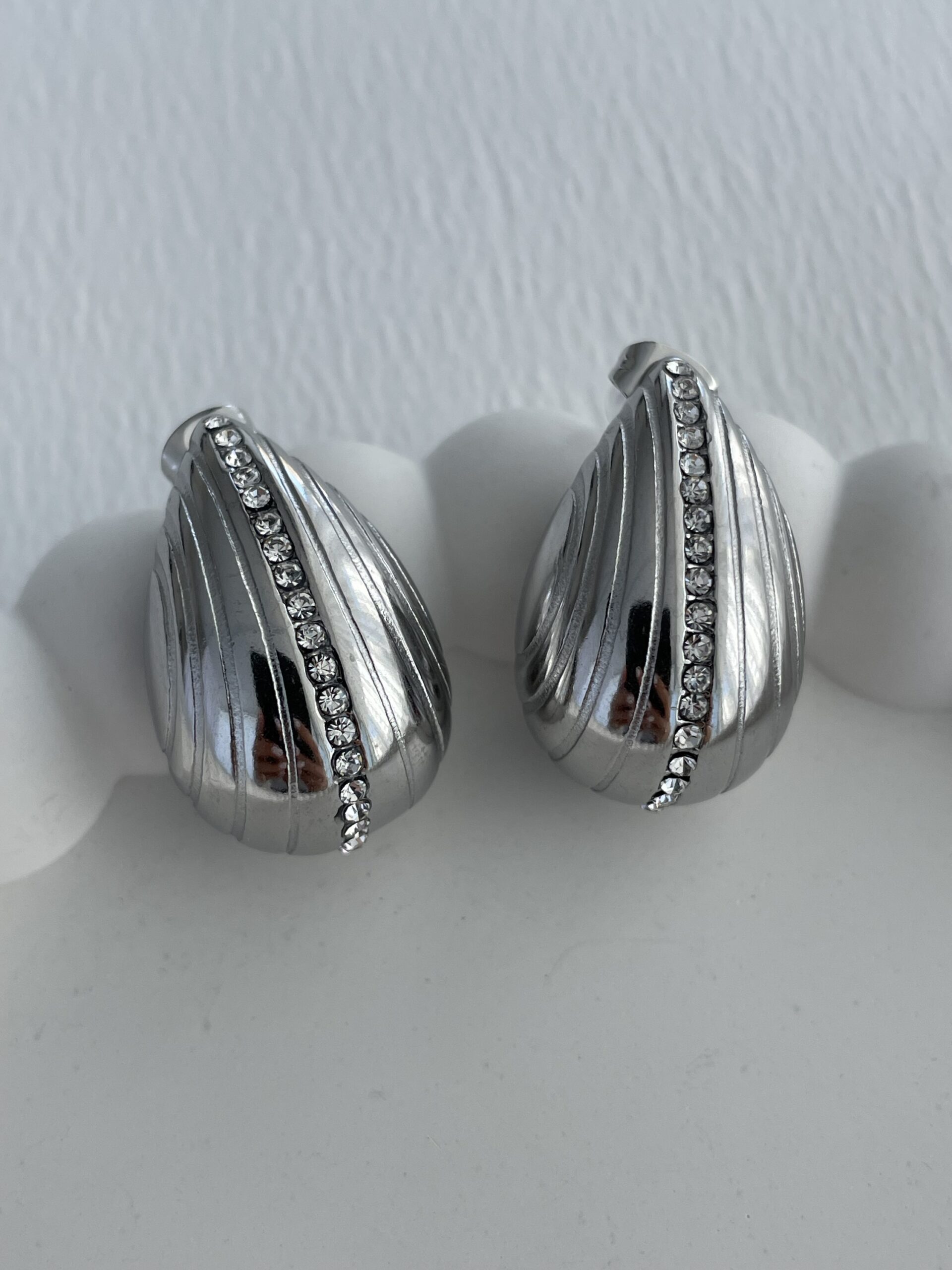 img_9951 Çelik Zirkon Taşlı Marka Gümüş Küpe