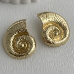 Özel Seri Deniz Kabuğu Gold Marka Küpe