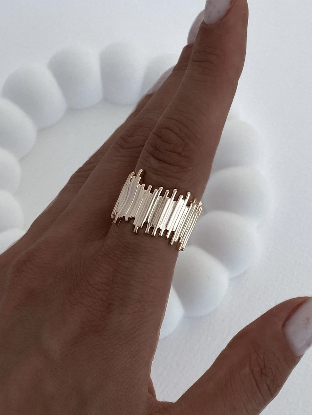 img_3890 Özel Seri Geometrik Tasarım Ayarlanabilir Gold Yüzük