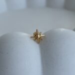 Özel Seri Yıldız Tasarım Gold Tragus