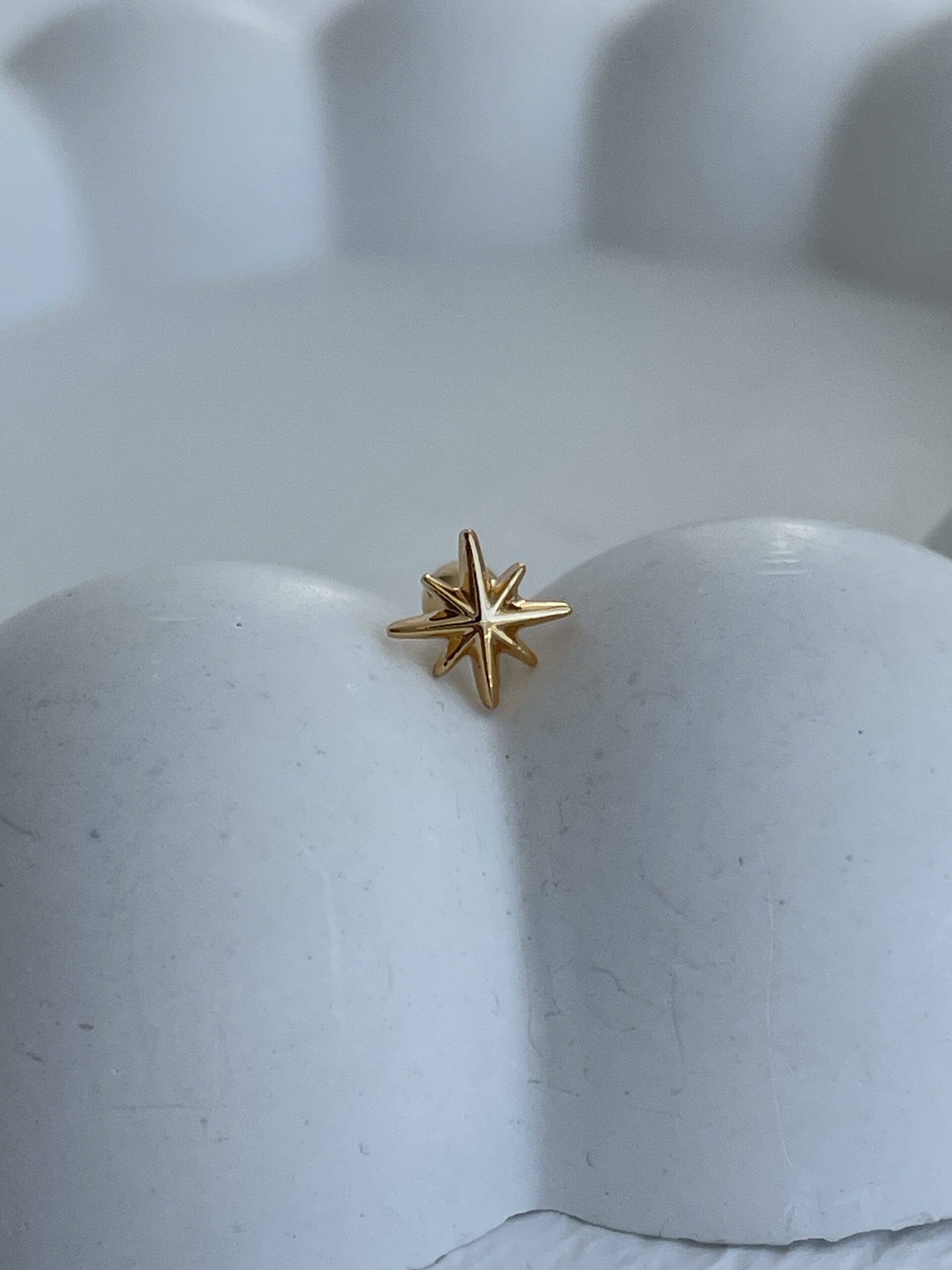 img_4873 Özel Seri Yıldız Tasarım Gold Tragus