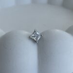 Özel Seri Tek Taş Gümüş Tragus